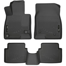 Load image into Gallery viewer, Weatherbeater-14-Mazda-3-HatchSedan-Front--Second-Row-Black-Floor-Liners
