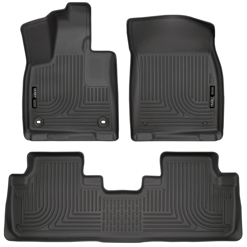 Weatherbeater-16-17-Lexus-Rx350--16-17-Rx450h-Front--2Nd-Seat-Floor-Liners---Black