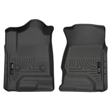 Load image into Gallery viewer, Weatherbeater-Black-Front-Floor-Liners-;-14-18-SilveradoSierra-Crew-Extended-Cab-1500-15-19-Hd
