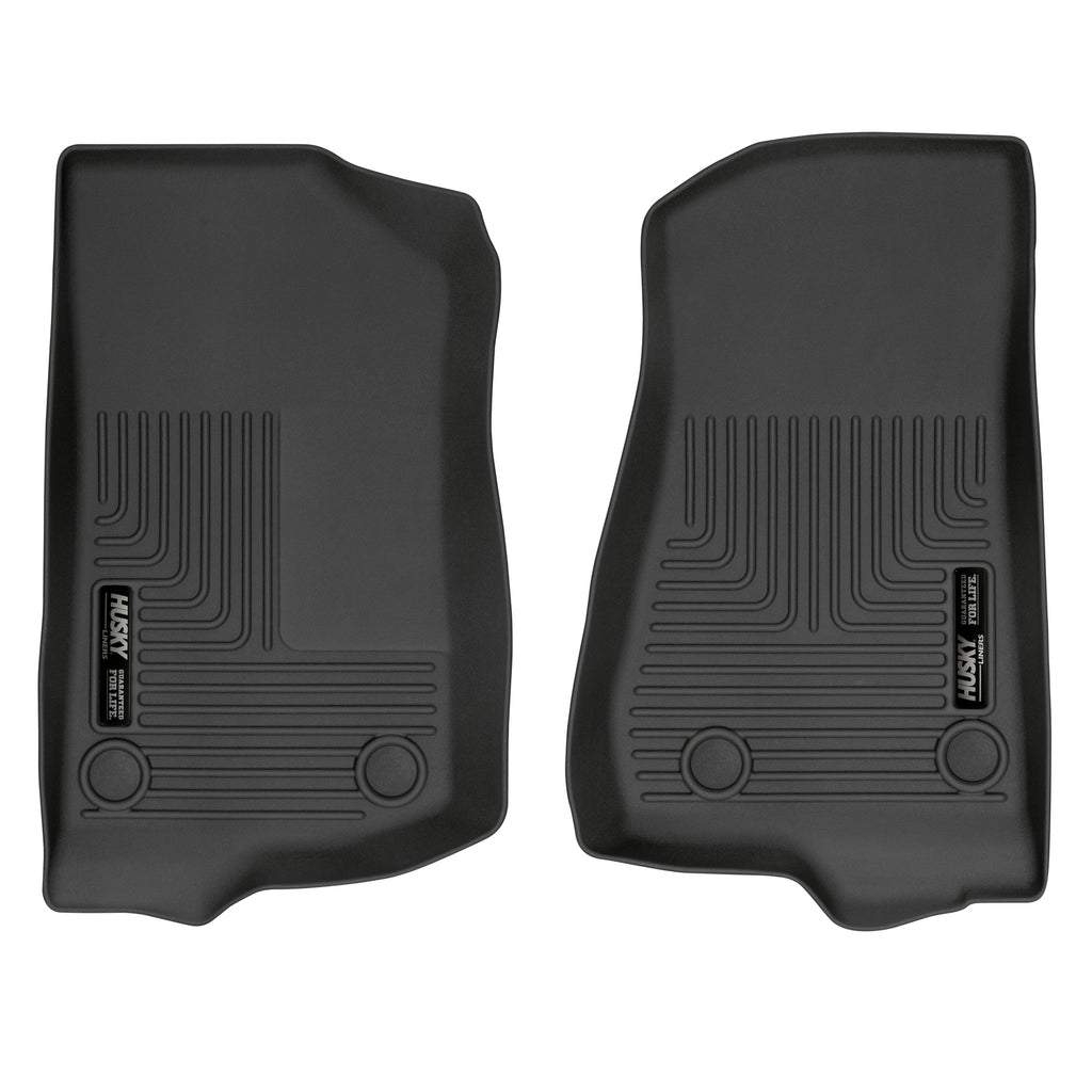 Weatherbeater-Black-Front-Floor-Liners-;-18-23-Wrangler-Jl--20-22-Gladiator