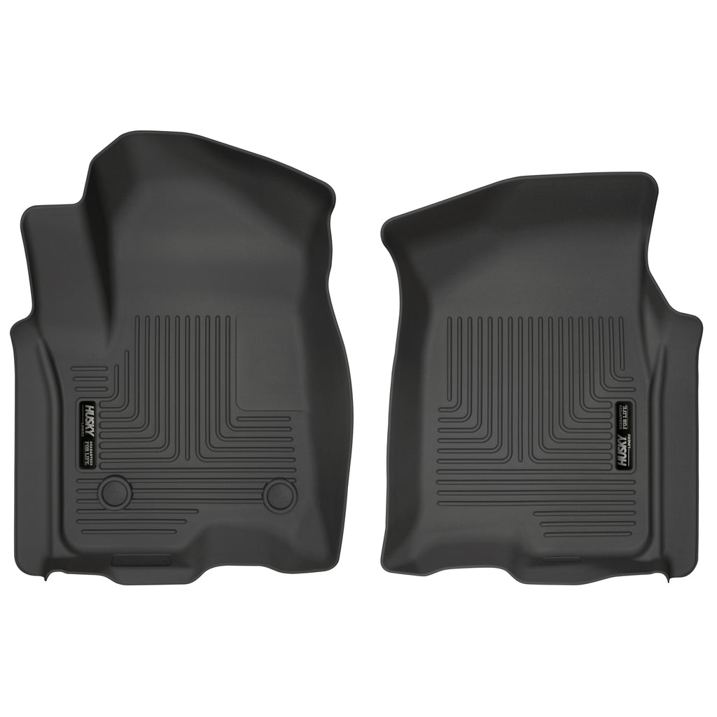 Weatherbeater-Black-Front-Floor-Liners-;-SilveradoSierra-CrewExt-Cab-19-23-1500--20-23-Hd