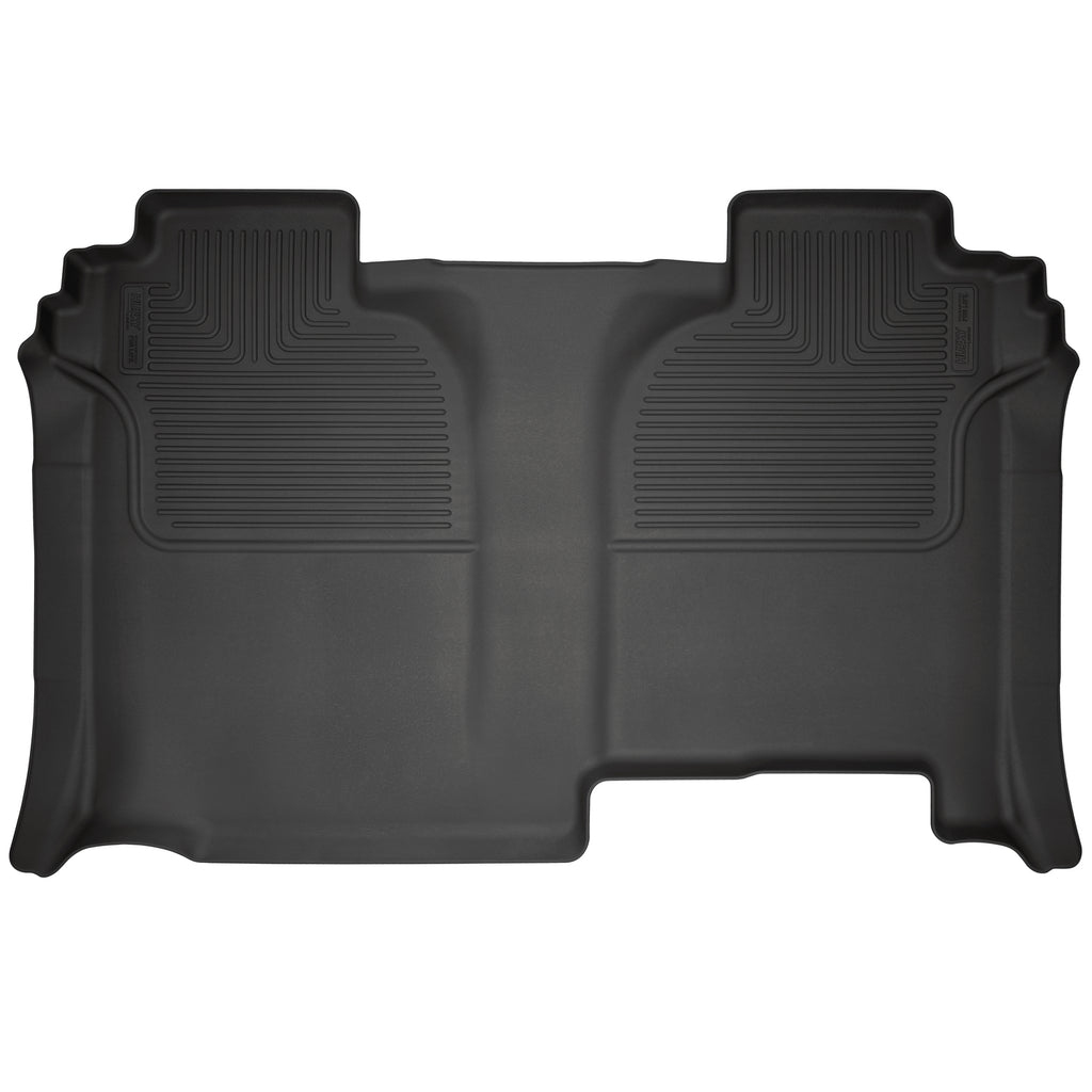 Weatherbeater-Black-Second-Row-Floor-Liner-;-SilveradoSierra-Crew-Cab-19-23-1500-20-23-Hd-Without-Carpeted-Factory-Storage-Box