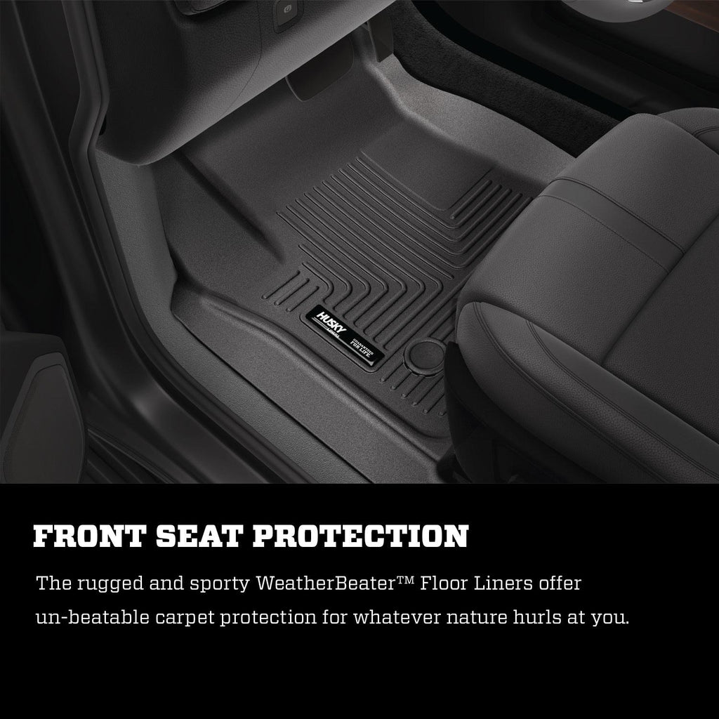Weatherbeater-Second-Row-Floor-Liners-;-14-18-SilveradoSierra-Extended-Cab-1500-15-19-Hd-;-Full-Coverage