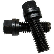Load image into Gallery viewer, Wedge-Locking-Header-Bolts;-Hex-Head;-38-Dia.-X-1In;-Blk-Oxide-Finish;-16-Pcs