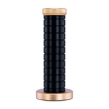 Mishimoto MMSK-BMXGDBK Grip Shift Knob, Black Grip, Gold Top and Bottom
