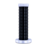 Mishimoto MMSK-BMXSLBK Grip Shift Knob, Black Grip, Silver Top and Bottom