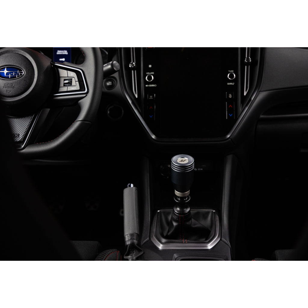 Weighted-Shift-Knob,-Fits-Subaru-Wrx-2022,-Gunmetal,-Silver-Core