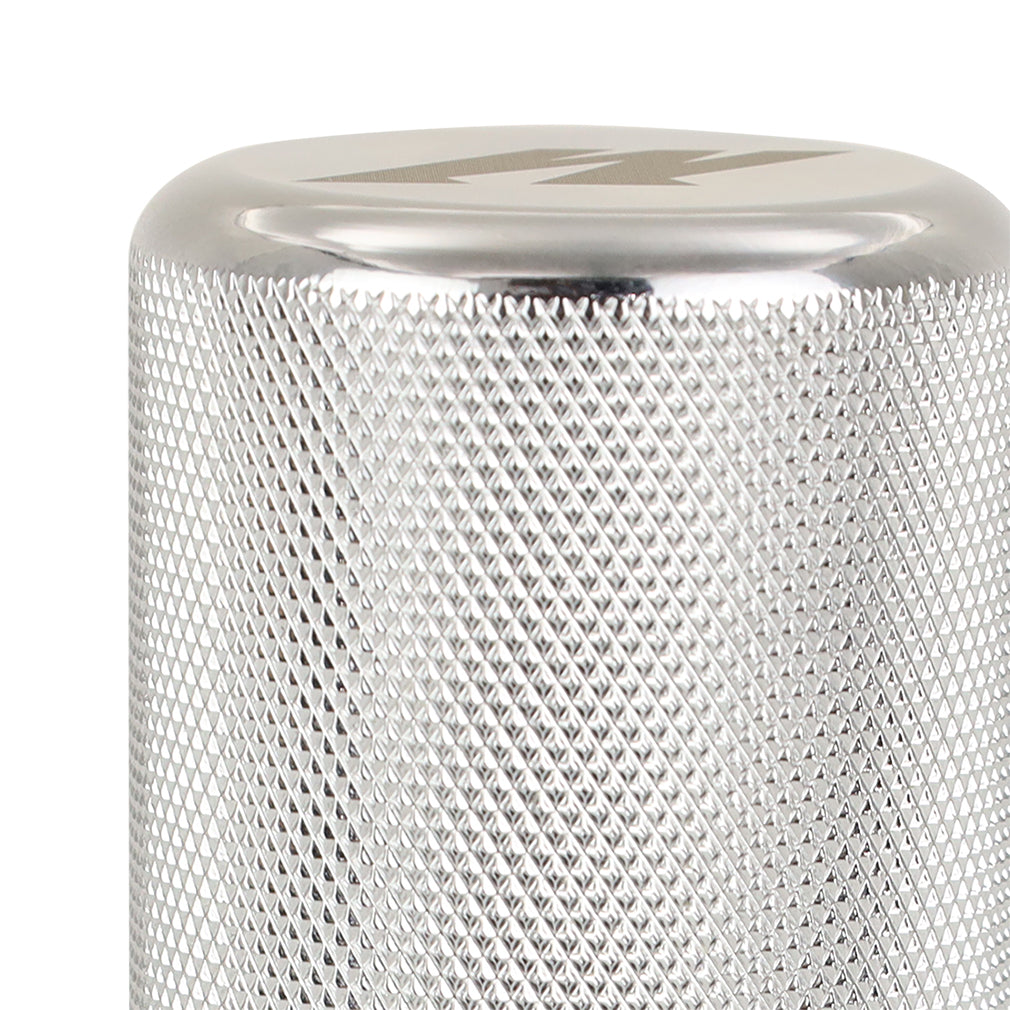 Weighted-Shift-Knob,-Xl,-Knurled,-Silver