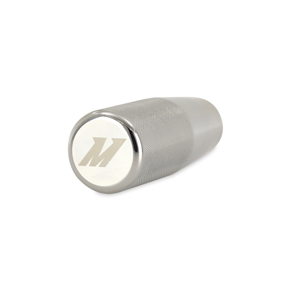 Weighted-Shift-Knob,-Xl,-Knurled,-Silver