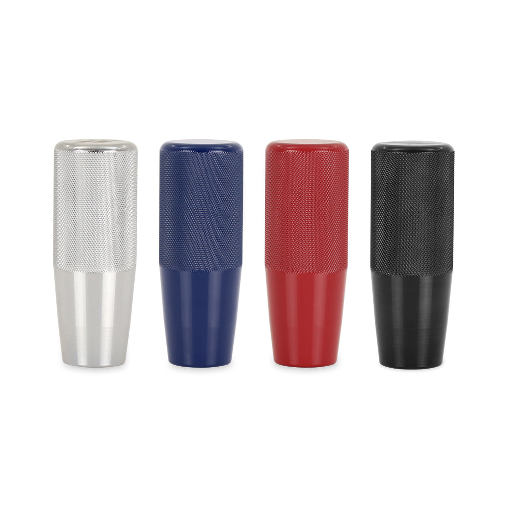 Weighted-Shift-Knob,-Xl,-Knurled,-Silver