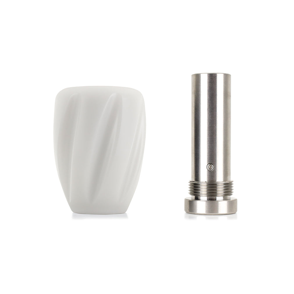 Weighted-Steel-Core-Shift-Knob,-Twist,-White