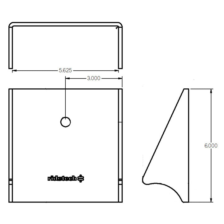 Weld-On-Rear-Lower-Air-Spring-Bracket-For-3-Axle-Housing,-Uncoated.