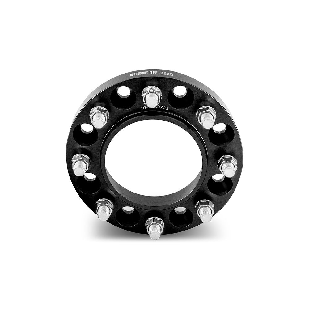 Wheel-Spacers,-8X165.1,-121.3Mm-Center-Bore,-M14-X-1.5,-25Mm-Thick,-Black