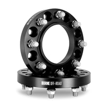 Load image into Gallery viewer, Wheel-Spacers,-8X165.1,-121.3Mm-Center-Bore,-M14-X-1.5,-25Mm-Thick,-Black
