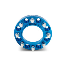 Load image into Gallery viewer, Wheel-Spacers,-8X165.1,-121.3Mm-Center-Bore,-M14-X-1.5,-45Mm-Thick,-Blue