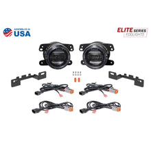 Load image into Gallery viewer, White-Elite-Series-Fog-Lamps-For-2018-2022-Jeep-Jl-Wrangler-Rubicon-W-Steel-Bumper