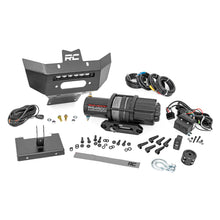 Load image into Gallery viewer, Winch-Bumper-4500-Lb-Winch-Black-Series-Led-6-Inch-Light-13-21-Can-Am-Renegade-Rough-Country