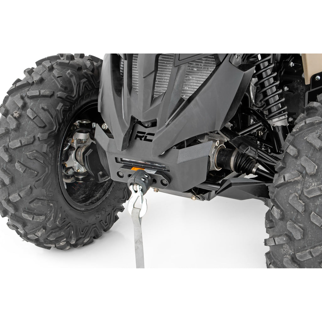 Winch-Bumper-4500-Lb-Winch-Synthetic-Rope-12-22-Can-Am-Renegade-1000Renegade-800R-Rough-Country