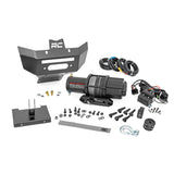 Rough Country 97070 Winch Bumper 4500-Lb Winch Synthetic Rope 12-22 Can-Am Renegade 1000/Renegade 800R