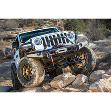 Load image into Gallery viewer, Winch-Elite-Full-Width-Bumper-WTubular-Grille-Guard-Jeep-Jl-Rated12000-Lbs