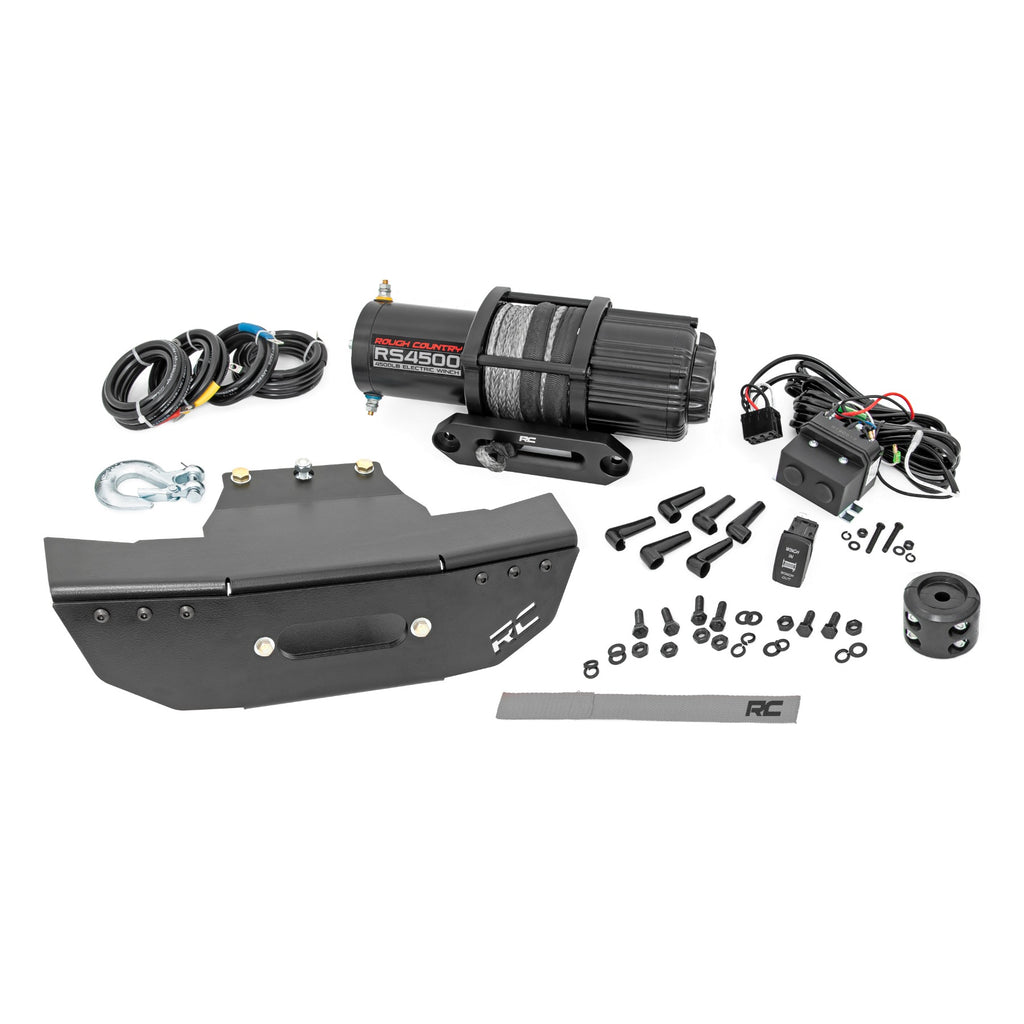 Winch-Mount-Rs4500s-Polaris-Rzr-Turbo-S-4Wd-(18-21)-Rough-Country