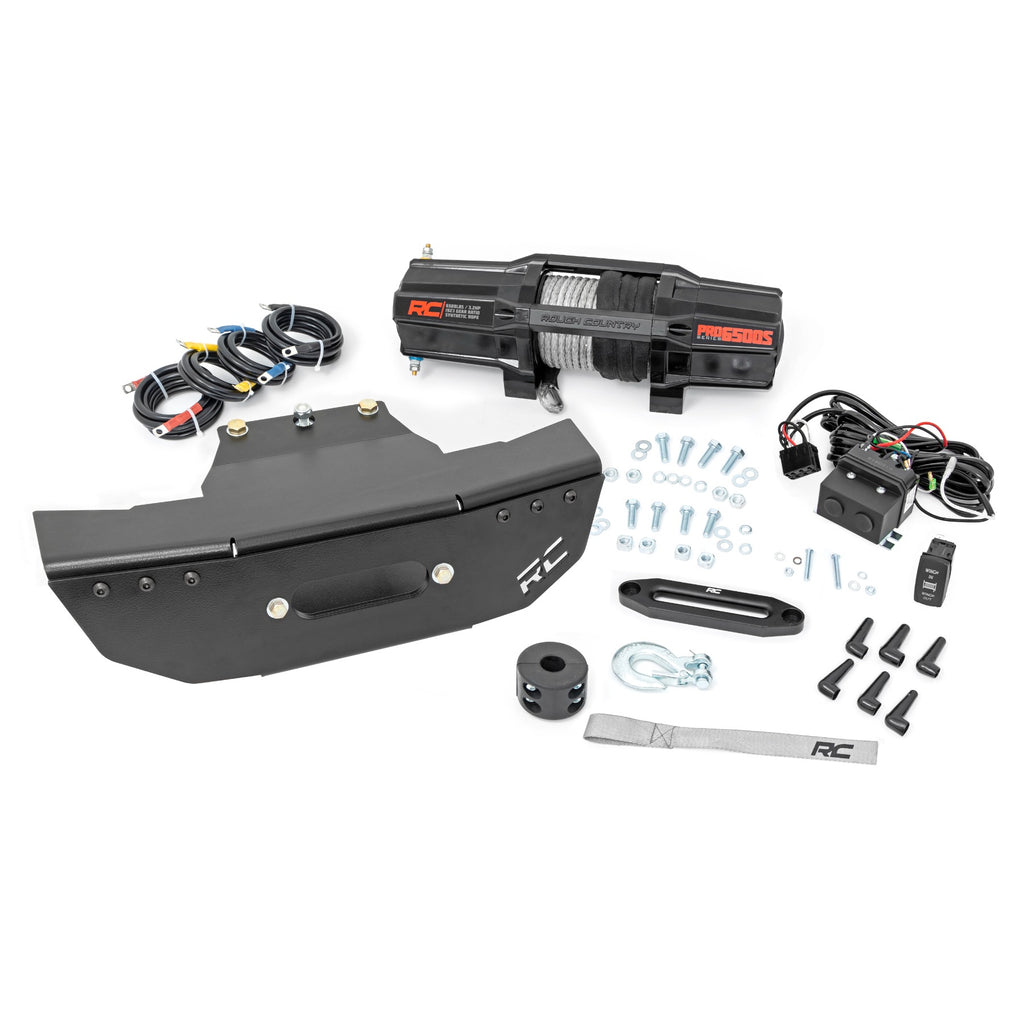 Winch-Mount-Rs6500s-Polaris-Rzr-Turbo-S-4Wd-(18-21)-Rough-Country