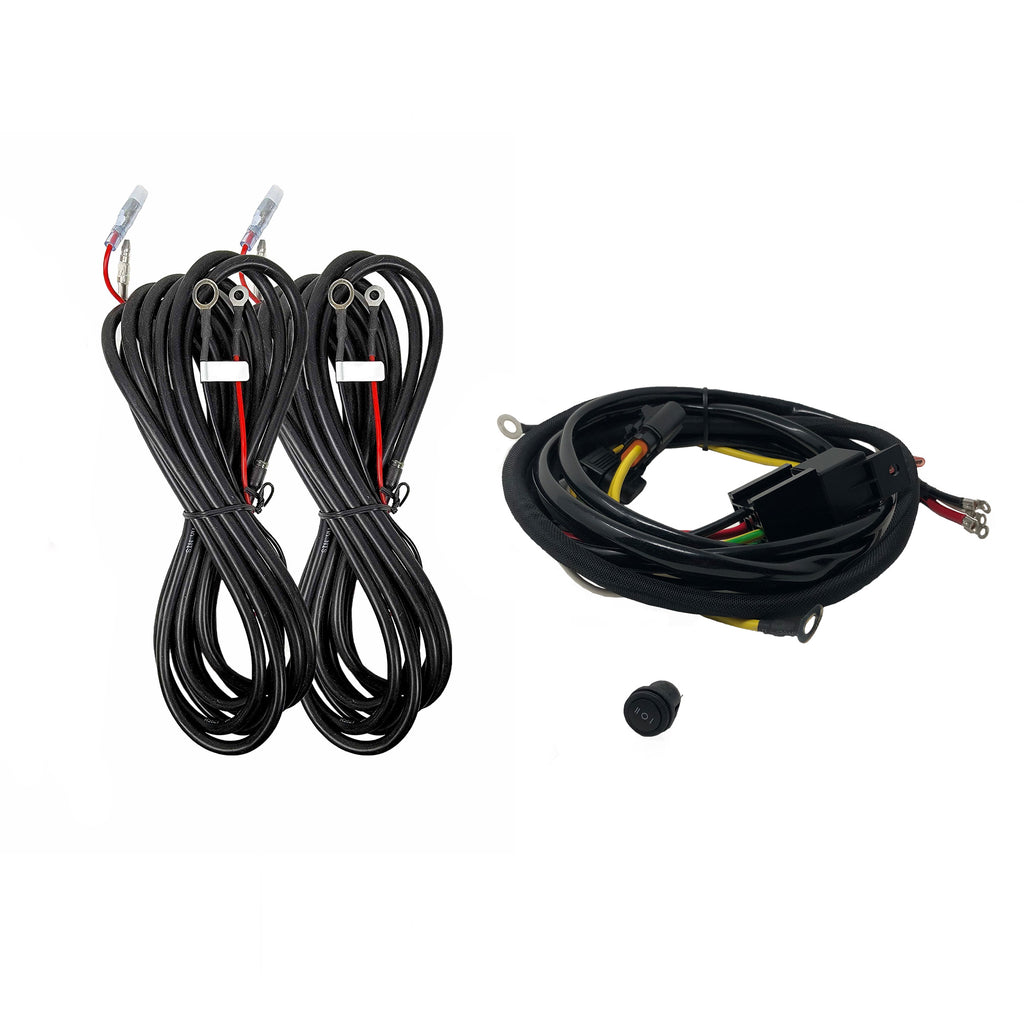 KC HiLiTES 92405 KC Profile SideCast Four-Light Wiring Kit Platform One - 2010+ Toyota 4Runner for Select Toyota 4Runner