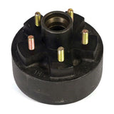 HUSKY TOWING 30796 With Drum 2300 To 4000 LB Cap 5 x 4-1/2 Dia Bolt Patt 1/2 Inch Stud Dia Single