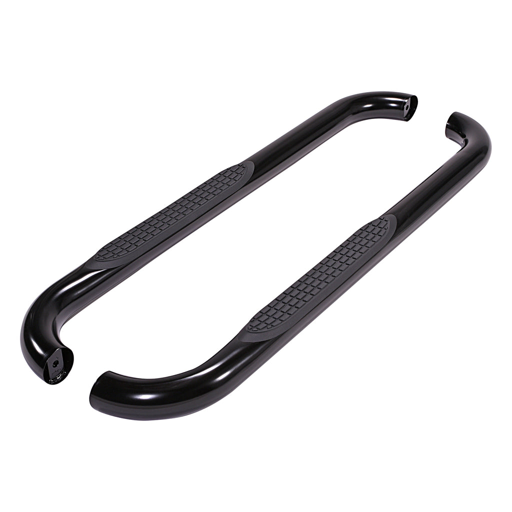 With-Step-Pads-3-In-Round-Bent-90-Degree-Powder-Coated-Black-Steel-Without-End-C