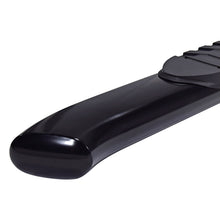 Load image into Gallery viewer, With-Step-Pads-With-Bed-Step-5-In-Oval-Straight-Powder-Coated-Black-Steel-With-W
