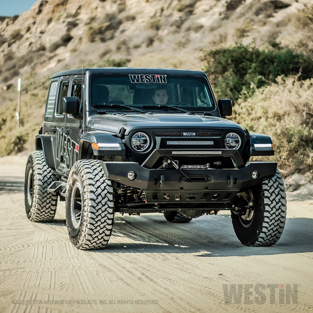 Wj2-Full-Width-Front-Bumper-With-Led-Light-Bar-Mount;-18-24-Wrangler-Jl--20-23-Gladiator-Must-Go-Via-Truck