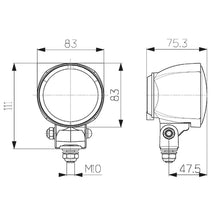 Load image into Gallery viewer, Work-Lamp-Na-0Gr-Mg12-Lt-M70-1G0
