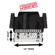 Load image into Gallery viewer, Wts-16In-Retractable-Step-Xp3-Blk-Pwdr-CoatGalvanized-Nonslip-Grip-Strut