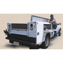 Load image into Gallery viewer, Wts-16In-Retractable-Step-Xp3-Blk-Pwdr-CoatGalvanized-Nonslip-Grip-Strut
