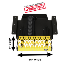 Load image into Gallery viewer, Wts-16In-Retractable-Step-Xp3-Blk-Pwdr-CoatXp7-Sfty-Ylw-Pwdr-Coat-Nonslip-Grip-Strut