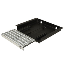 Load image into Gallery viewer, Wts-24In-Extra-Deep-Retractable-Step-Xp3-Blk-Pwdr-CoatGalvanized-Nonslip-Grip-Strut