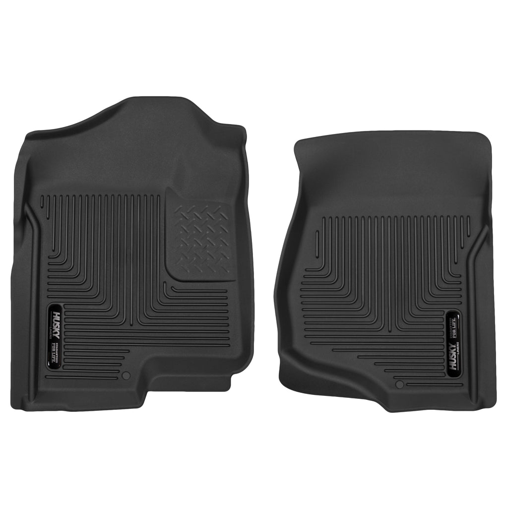 X-Act-Black-Front-Floor-Liners-;-07-14-SilveradoSierra-SuburbanTahoeYukon-Escalade-;-07-13-Avalanche