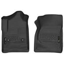Load image into Gallery viewer, X-Act-Black-Front-Floor-Liners-;-14-18Nbsp;-SilveradoSierra-Regular-Cab-1500-15-19-Hd