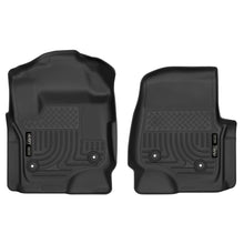 Load image into Gallery viewer, X-Act-Black-Front-Floor-Liners-;-17-21-Super-Duty-Extended-Crew-Cab-With-Vinyl-Flooring