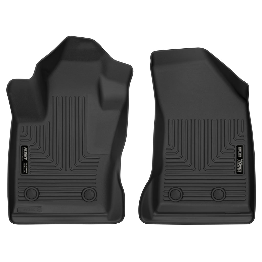 X-Act-Black-Front-Floor-Liners-;-17-22-Compass-With-Passenger-Side-Retaining-Posts