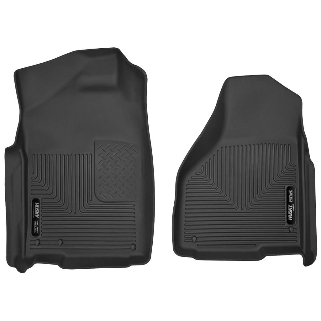 X-Act-Black-Front-Floor-Liners-;-Dodge-Ram-02-18-RegularQuad-Cab-150019-23-1500-Classic-RegularQuad-Cab-03-18-25003500-Regular-Cab