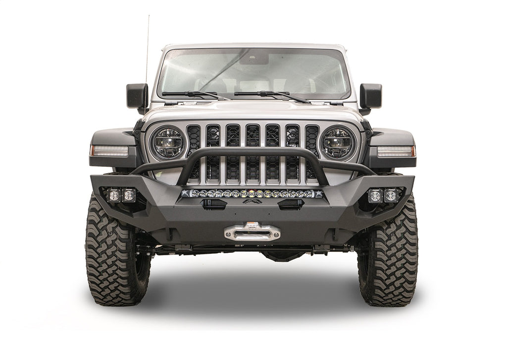 Fab Fours JL18-X4652-1 Matrix Front Bumper for Select Jeep Gladiator, Jeep Wrangler