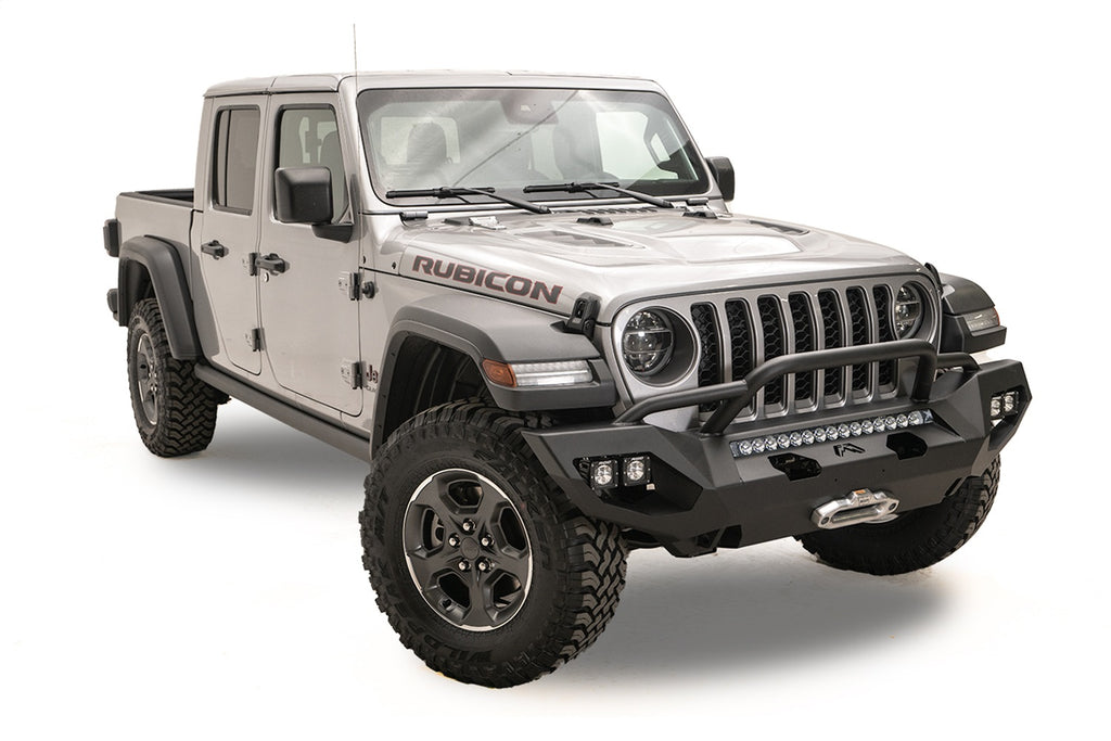 Fab Fours JL18-X4652-1 Matrix Front Bumper for Select Jeep Gladiator, Jeep Wrangler