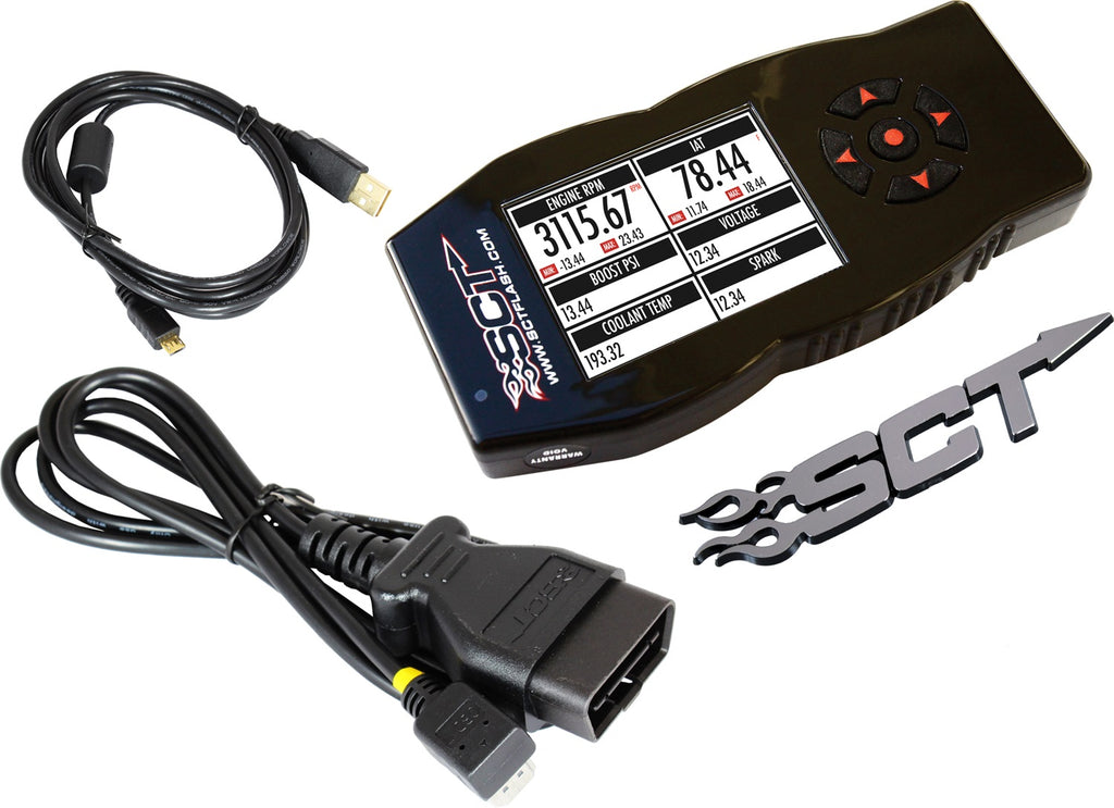 SCT Performance 7416 X4 Power Flash Programmer for Select Cadillac ATS, Cadillac CTS, Cadillac Escalade, Cadillac Escalade ESV, Cadillac Escalade EXT, Chevrolet Avalanche, Chevrolet Avalanche 1500, Chevrolet Avalanche 2500, Chevrolet Blazer, Chevrolet
