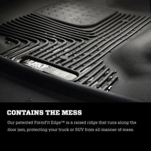 Load image into Gallery viewer, X-Act-Black-Front--Second-Row-Floor-Liners-;-21-23-F150-Crew-Cab-With-Fold-Flat-Storage