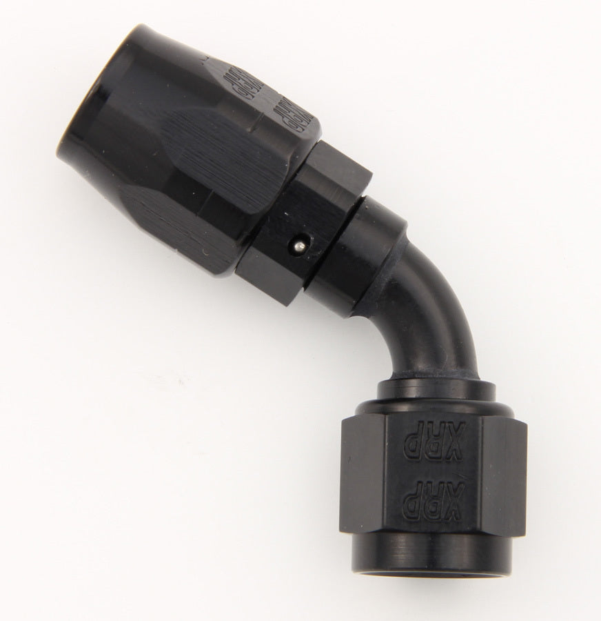 XRP-XTREME RACING PROD. 206010BB #10 60 Deg Dbl Swivel Hose End Black