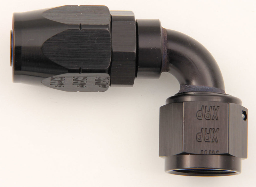 XRP-XTREME RACING PROD. 209006BB #6 90 Deg Double Swivel Hose End Black