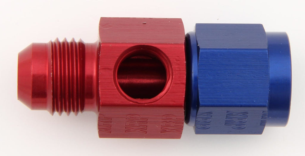 XRP-XTREME RACING PROD. 700195 #6 to #6 Fem Fuel Press Adapter w/ 1/8 NPT Port