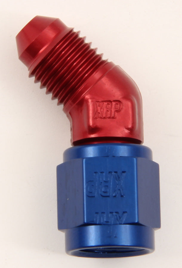XRP-XTREME RACING PROD. 900406 #6 45 Deg Fem Swivel to Male Flr Forged Fitting