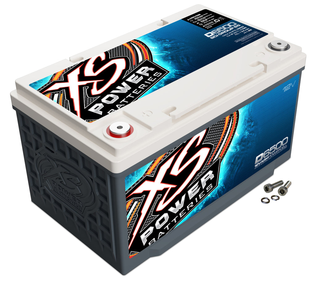 XS POWER BATTERY D6500 XS Power AGM Battery 12 Volt 1070A CA